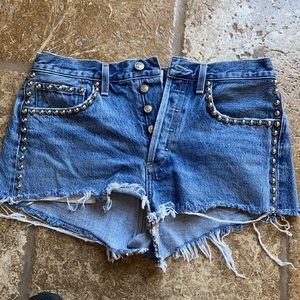 AGOLDE cut off shorts